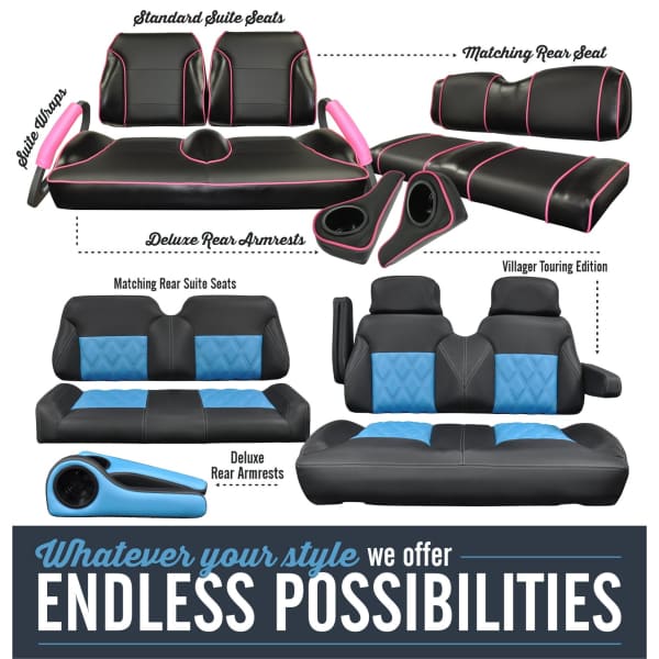 GTX Replacement Seat Cushions (Custom)
