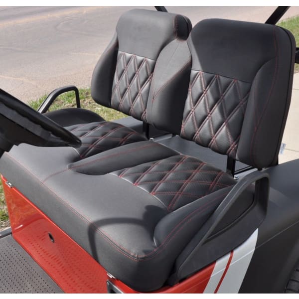 Suite Seats Touring Edition - Fully Custom Golf Cart Seat Cushions - C -  WHEELZ Custom Carts
