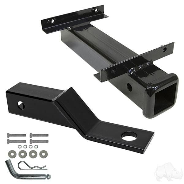 Universal golf cart rear seat kit bumper trailer hitch