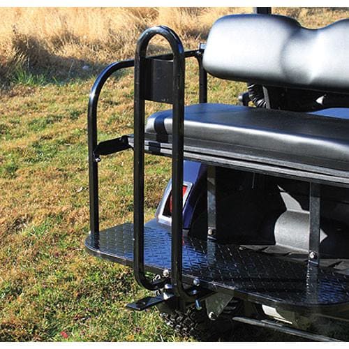Universal Golf Cart Rear Seat Kit Safety Bar Grab Handle with Bumper Hitch