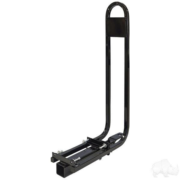 Universal Golf Cart Rear Seat Kit Safety Bar Grab Handle with Bumper Hitch